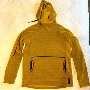 Melanzana Men’s M Yellow Micro Grid Hoodie